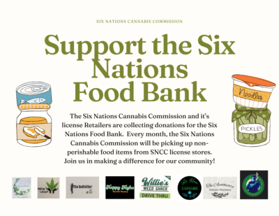 SNCC License Retailers Supporting the Six Nations Food Bank!