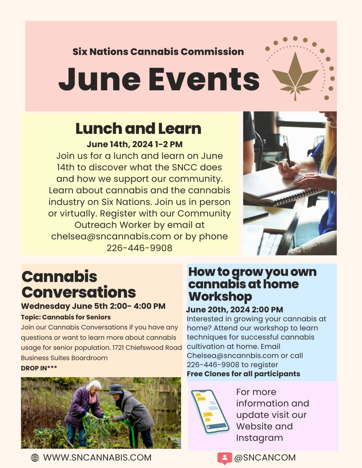 SNCC June Events